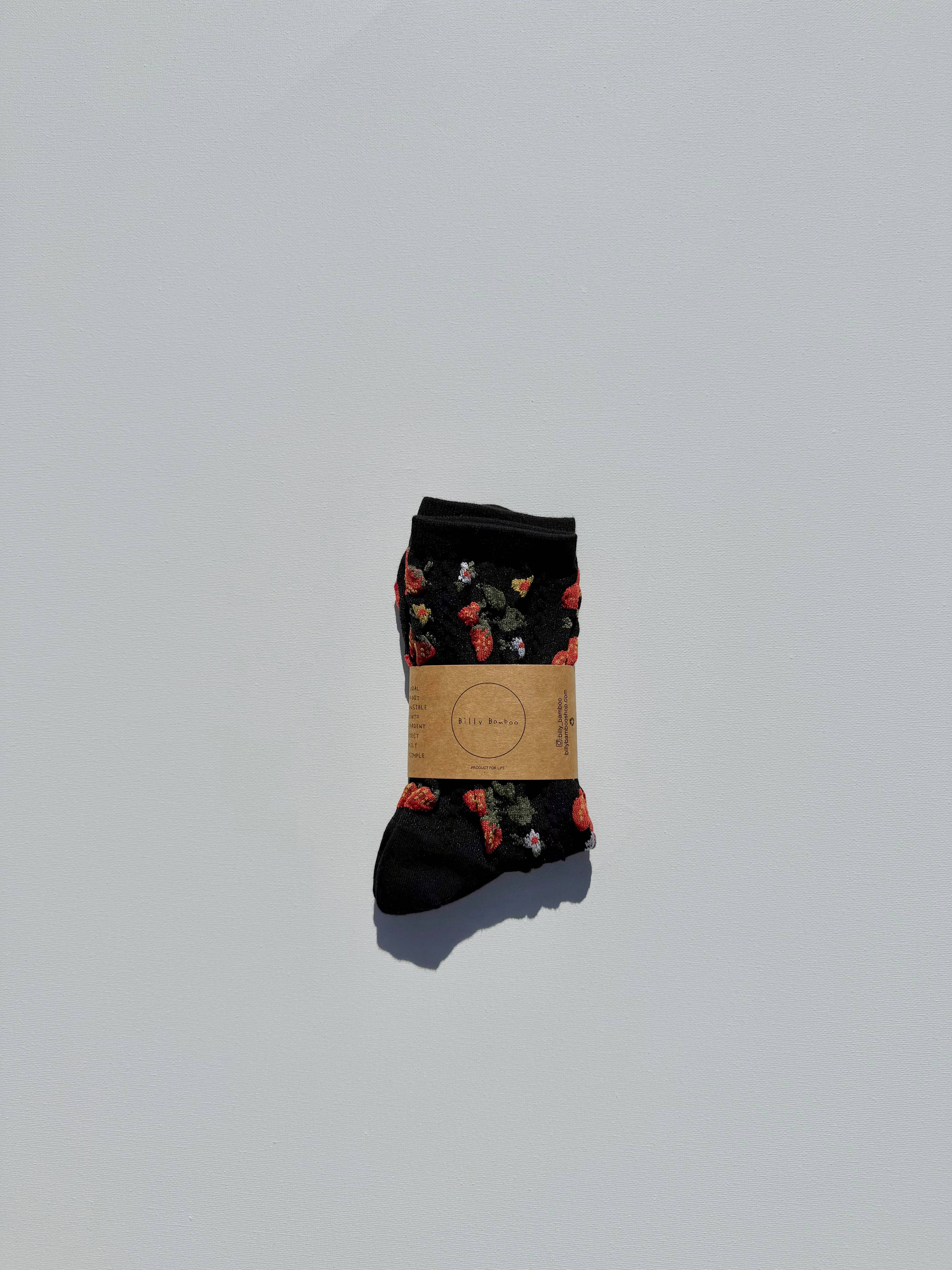 Billy Bamboo - Wholesale Socks – Women's - STRAWBERRIES SOCKS4