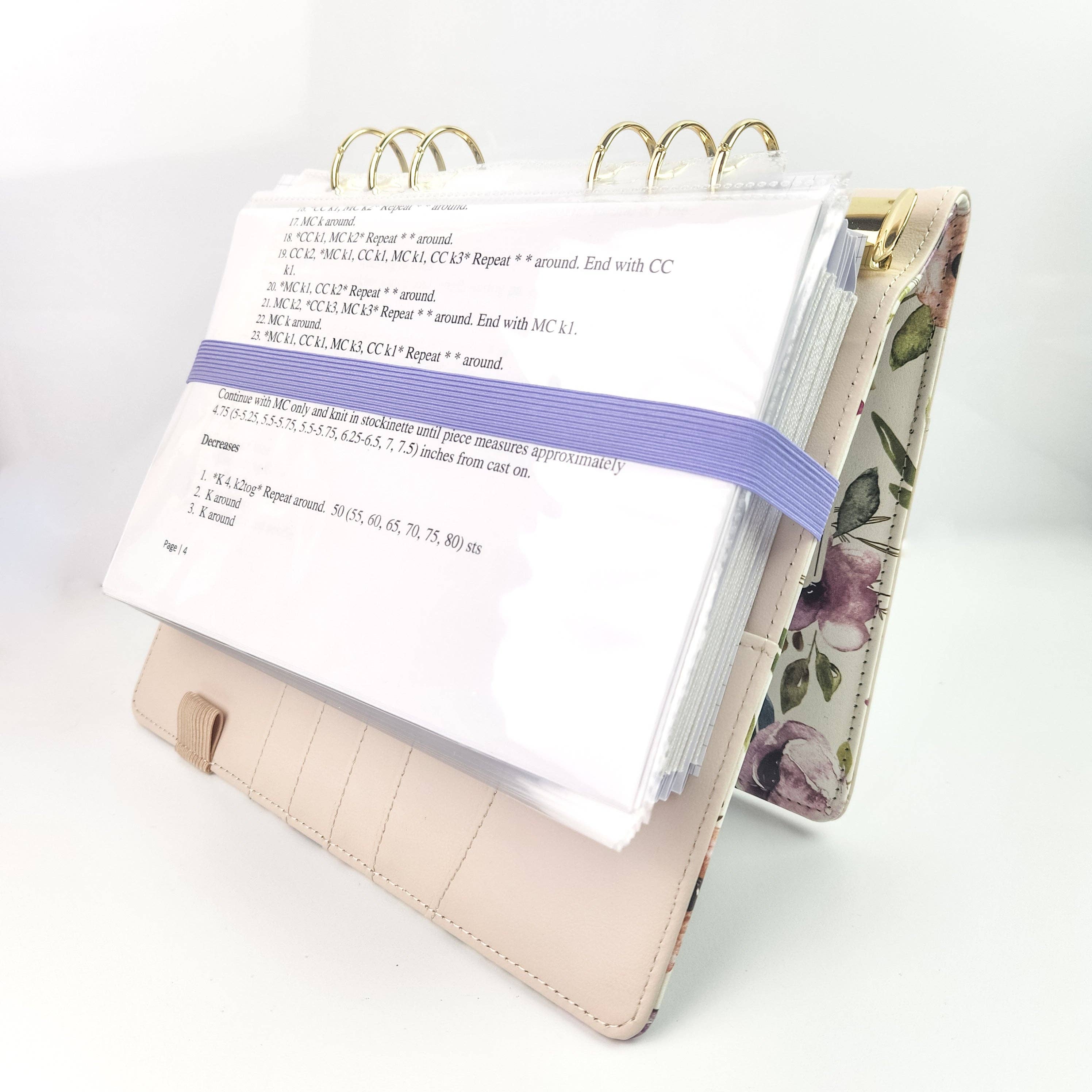 Twice Sheared Sheep - Wholesale Planner - Spring Floral Project Journal Planner for Knitters & Crocheters2