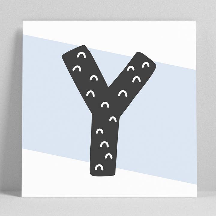 Bokstav kort ”Y” för wholesale av Fünf vor Zehn