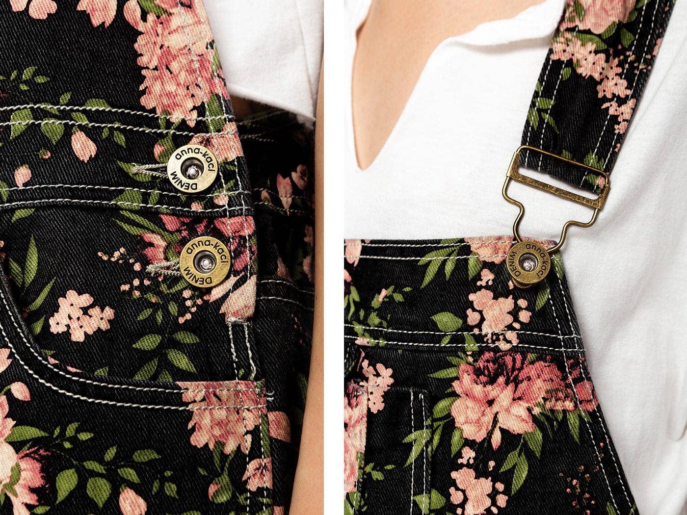 Anna Kaci Wholesale - Wholesale Overalls - Women's - Vintage Straight-Leg Overalls27