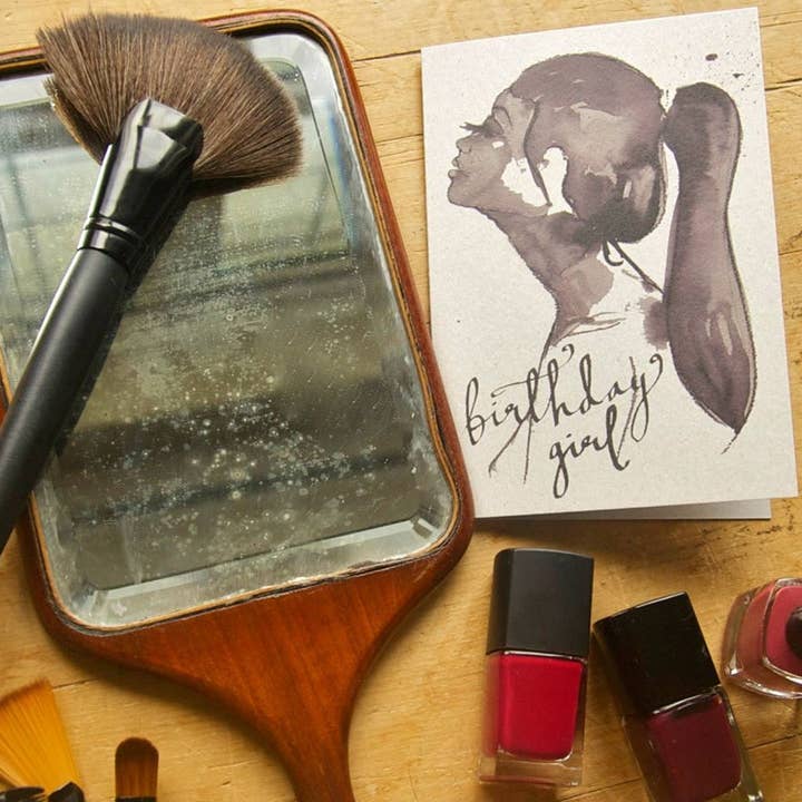 Piger, Piger, Piger - Face To hilsener kort for engroshandel hos Dippy egg