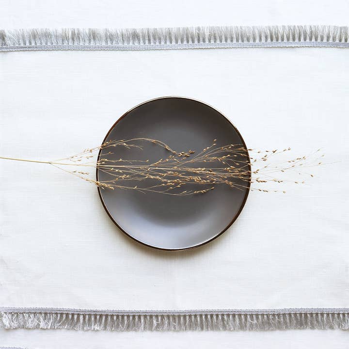 LUREX pure linen placemat for wholesale by Giardino Segreto