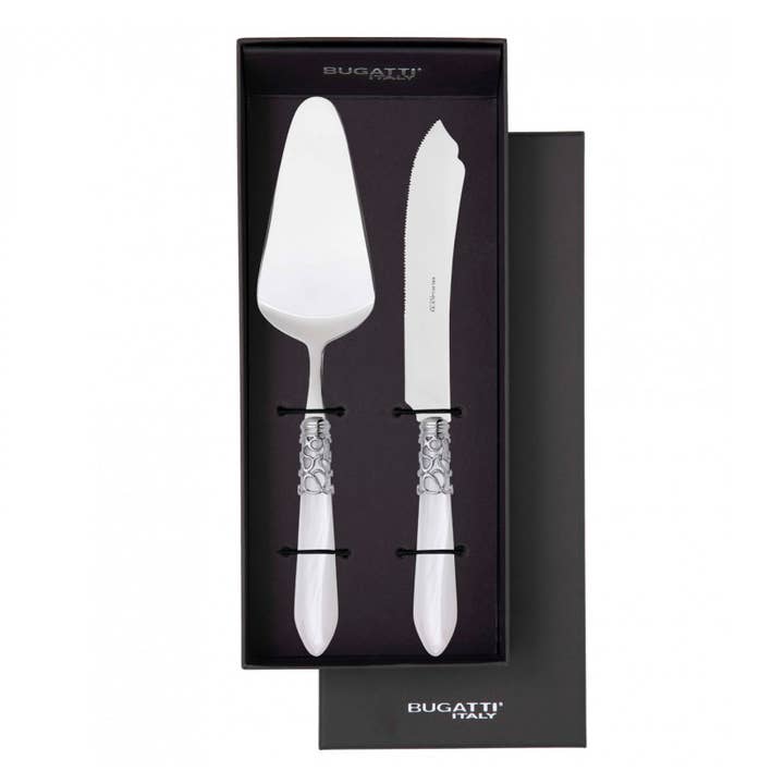 Melodia - 2-delige Taartschep Set Wit voor wholesale door Casa Bugatti