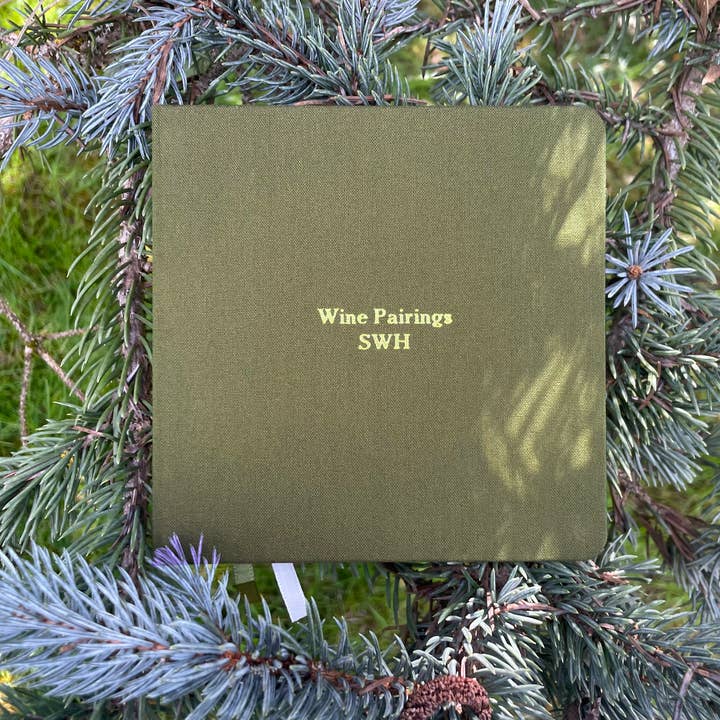 Studio Portmanteau - Wholesale Notebook - Custom Text Foil Embossed Square Linen Notebook, Earth Tones11