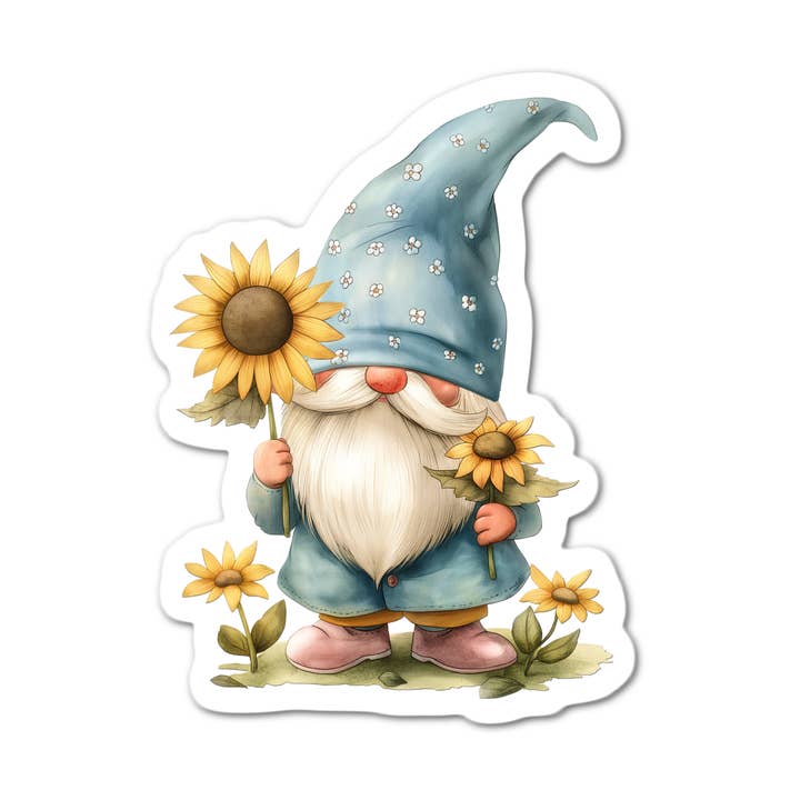 Sunflower Gnome for wholesale by Stick-It Expressions