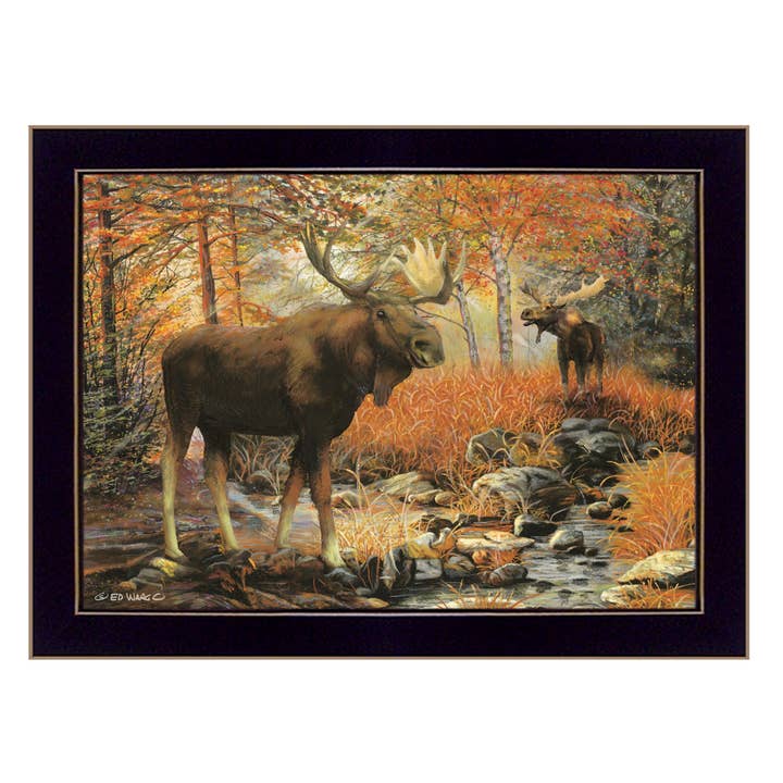 "Call of the Wild" by Ed Wargo Black Framed Art for wholesale by Trendy Decor 4U
