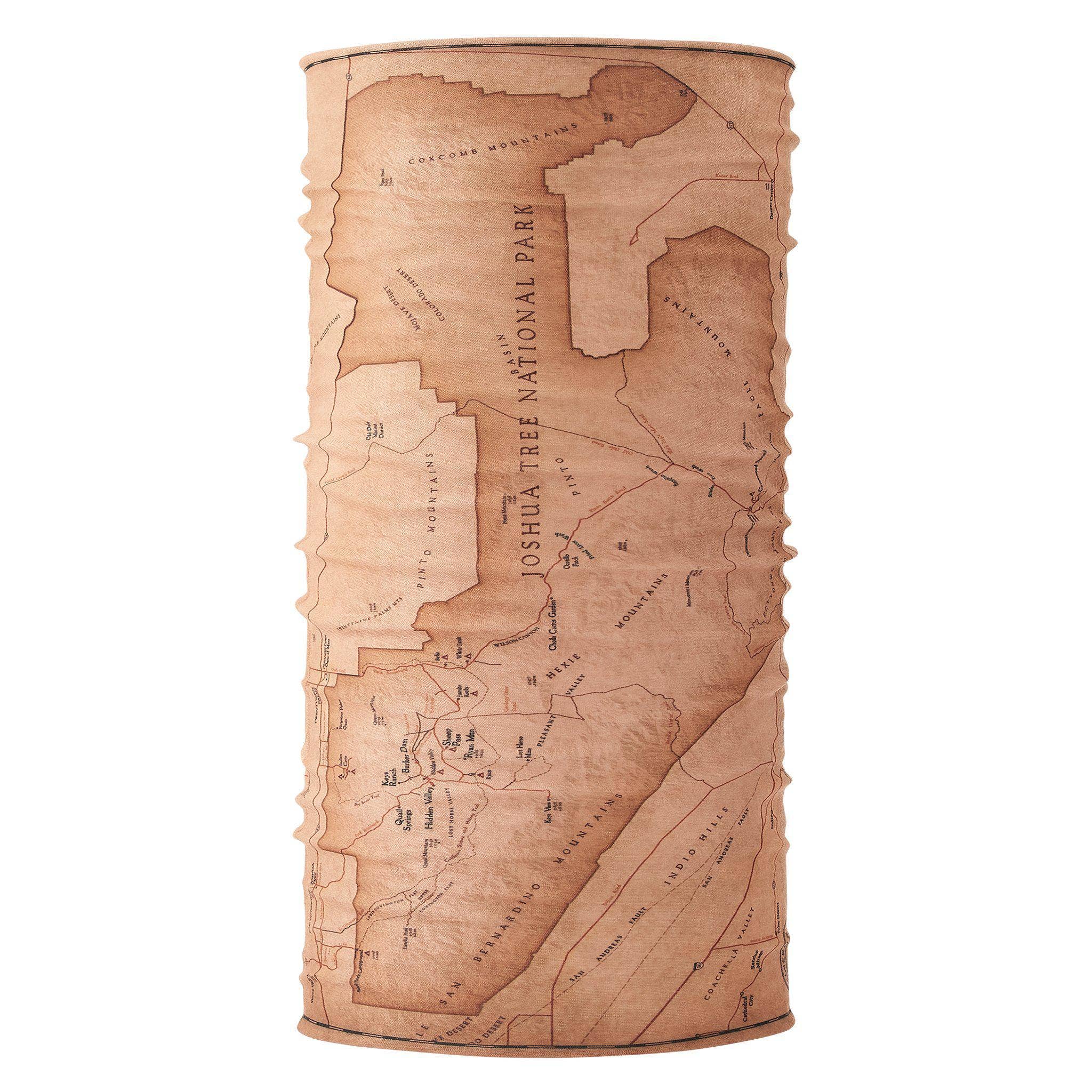 McGovern Outdoor - Wholesale Neck Gaiter/Snood - Unisex - Joshua Tree National Park Map Bana0