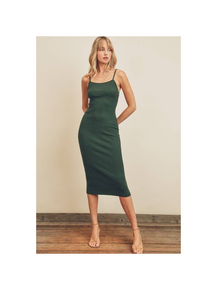 Dress Forum - Wholesale Dress - Women's - FW4760 Straight Neck Ribbed Bodycon Dress29
