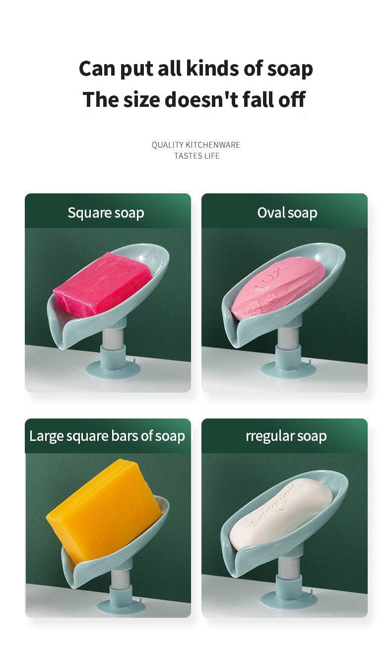 VIGOR - Wholesale Bath Soap Dish - Lotus Leaf Soap Dish Holder(10 Pack)12