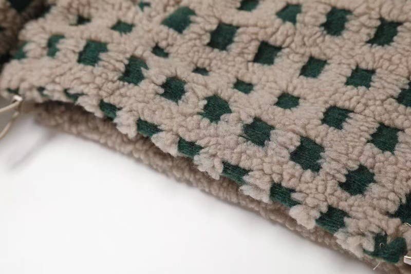 Hope & Sunshine - Wholesale Jacket - Women's - Plaid Lambswool Fashion Jacket21