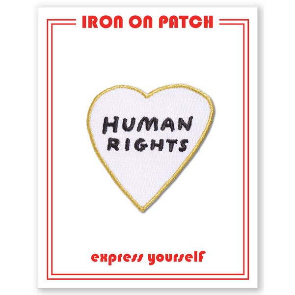 Human Rights Heart Patch for wholesale by THE FOUND