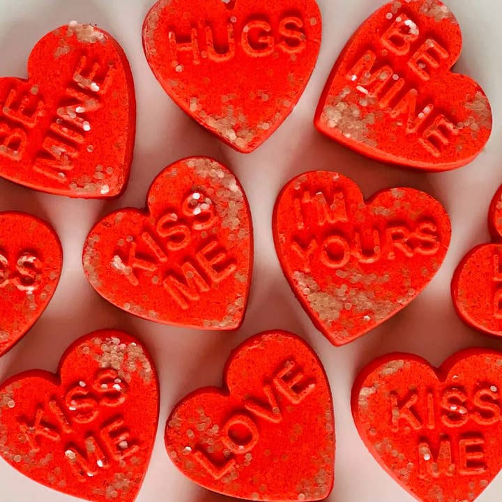 Rose Noire HJERTEFORMET Badebombe for engroshandel hos Honi