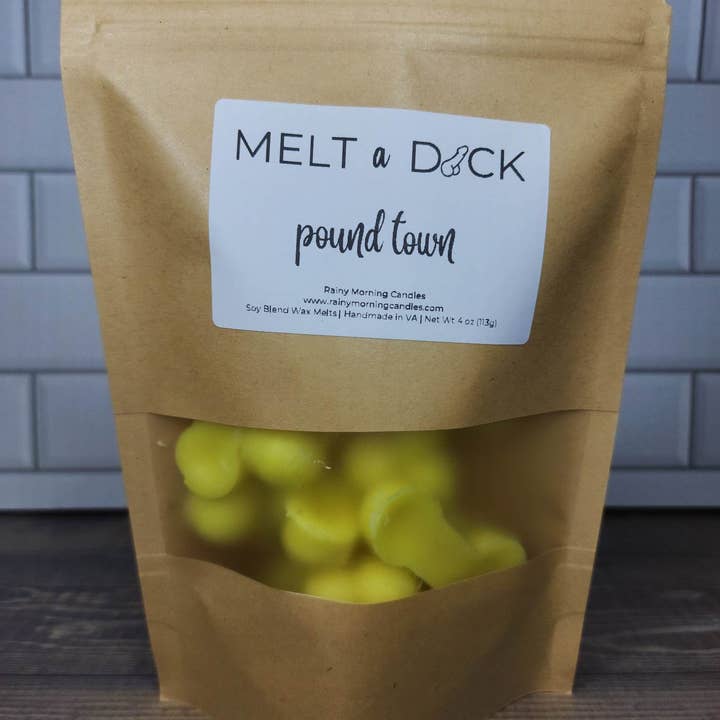 Rainy Morning Candles - Wholesale Wax Melt - Pound Town | Gag Gift NSFW Shaped Wax Melts0
