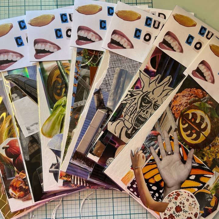 Curated Pre-Made Collage Kit for wholesale by the (trans)cribe