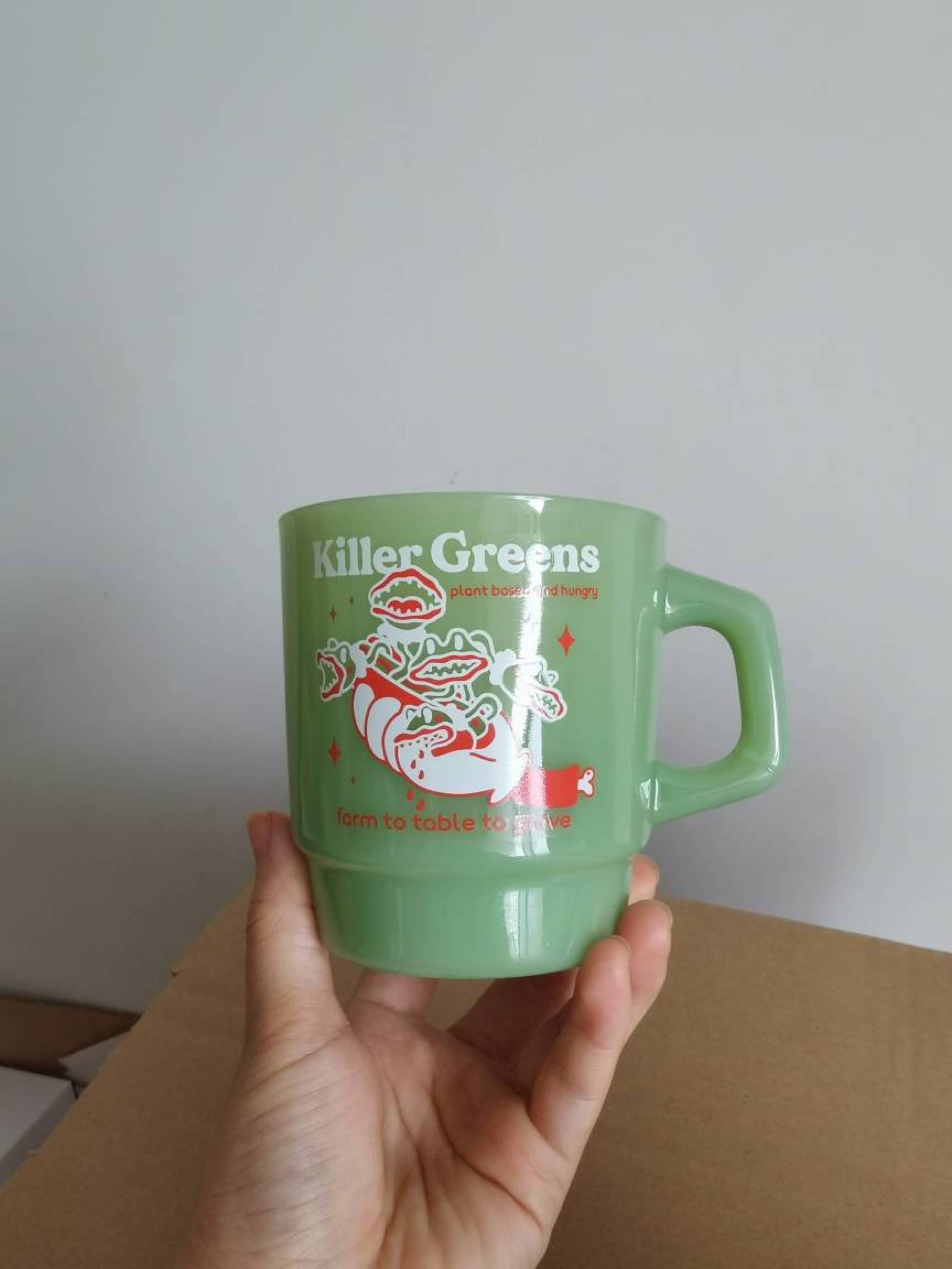 Cheerware - Venta al por mayor Taza - Taza vintage 'Killer Greens' estilo diner3