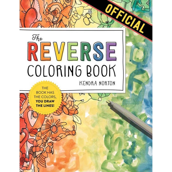 Microcosm Publishing & Distribution - Wholesale Coloring & Activity Book - Adult - Reverse Coloring Book
