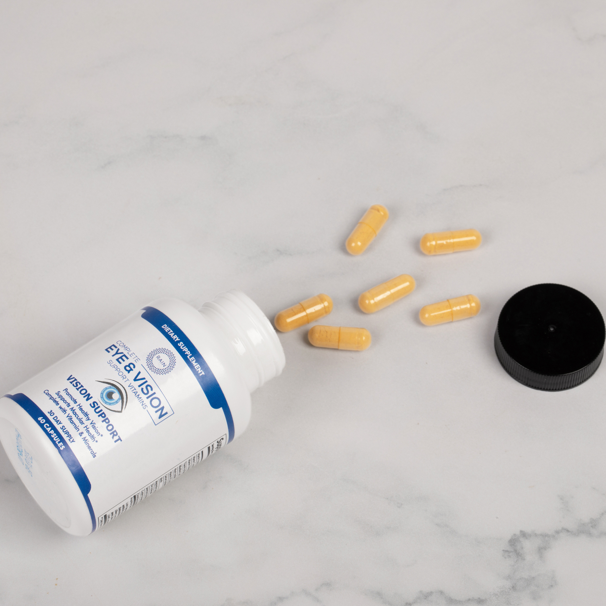 RAIN - Vente Supplément oral/vitamine - Rain™ Vitamines Naturelles pour les Yeux et la Vision (60 Gélules)2