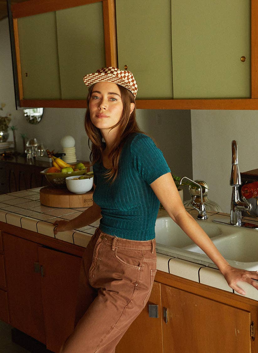 Weld Mfg. - Wholesale Flat Brim Cap - Unisex - Checkerboard Field Trip Hat™13