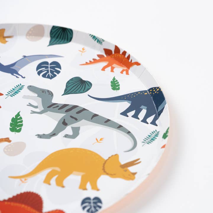 Gatherings by Curated Paperie - Wholesale Disposable plate - DINO25-DP1- Dinosaur Dessert Plates8