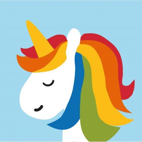 Com'1 Idée – Engroshandel Broderitilbehør – Sudan lærredssæt | Regnbuen enhjørning4