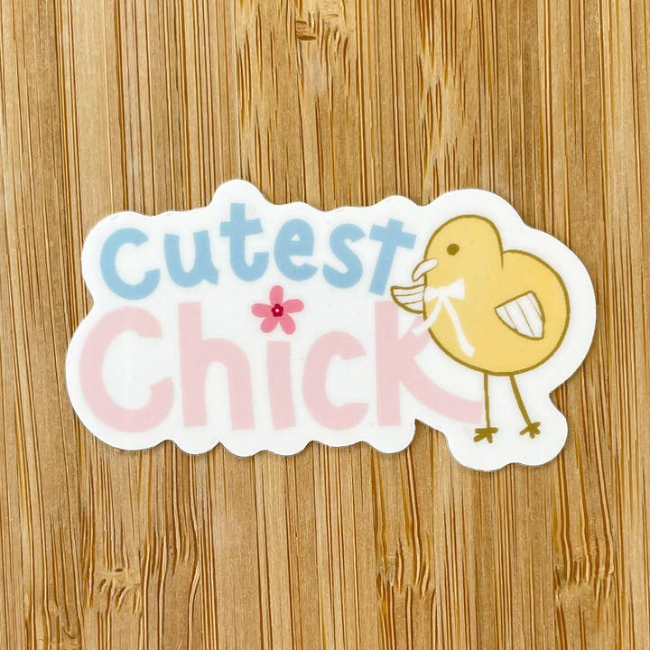 Cutest Chick Sticker for wholesale by Lovely Paper