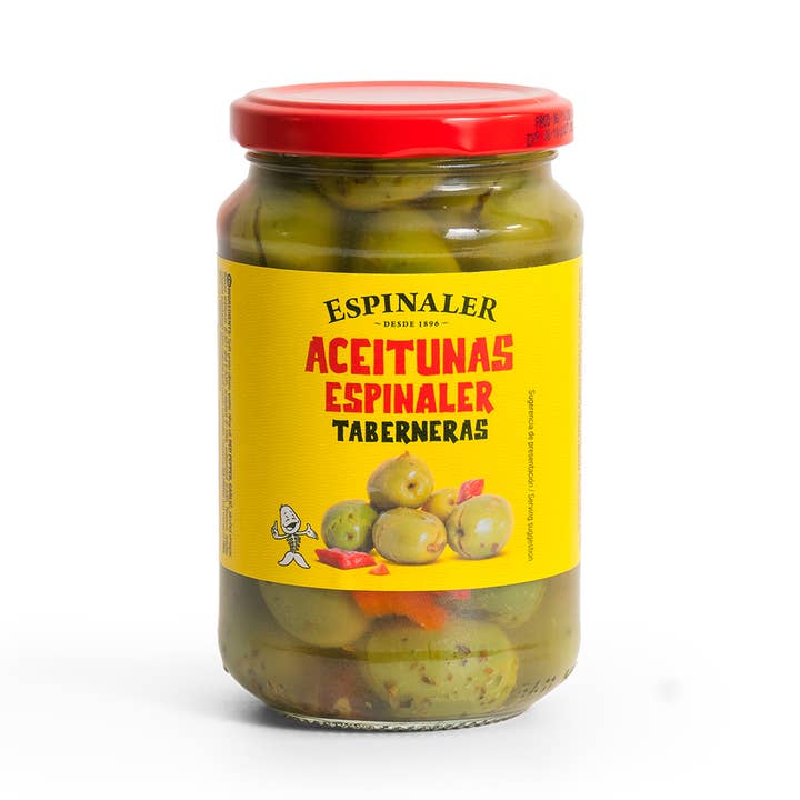 Taberneras Olives with Pit ESPINALER T-340 for wholesale by ESPINALER 1896 S.L