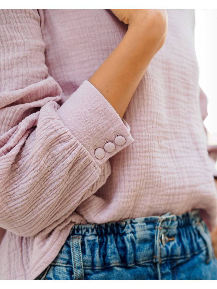 hutch&putch - Wholesale Blouse - Women's - Musselin blouse "Jule" • with balloon sleeves1