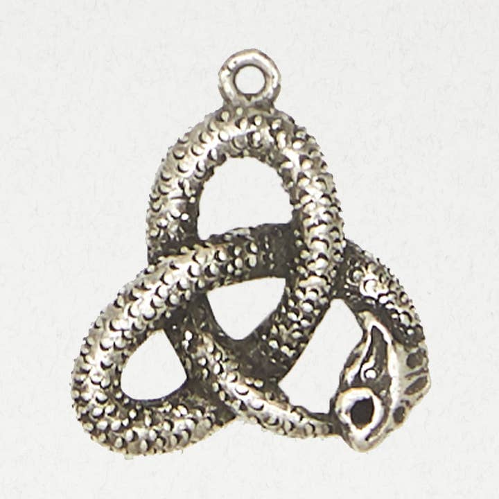 Nirvana LLC - Wholesale Individual Charm/Pendant - Wicca Pewter Pendant Necklace - Ouroboros0