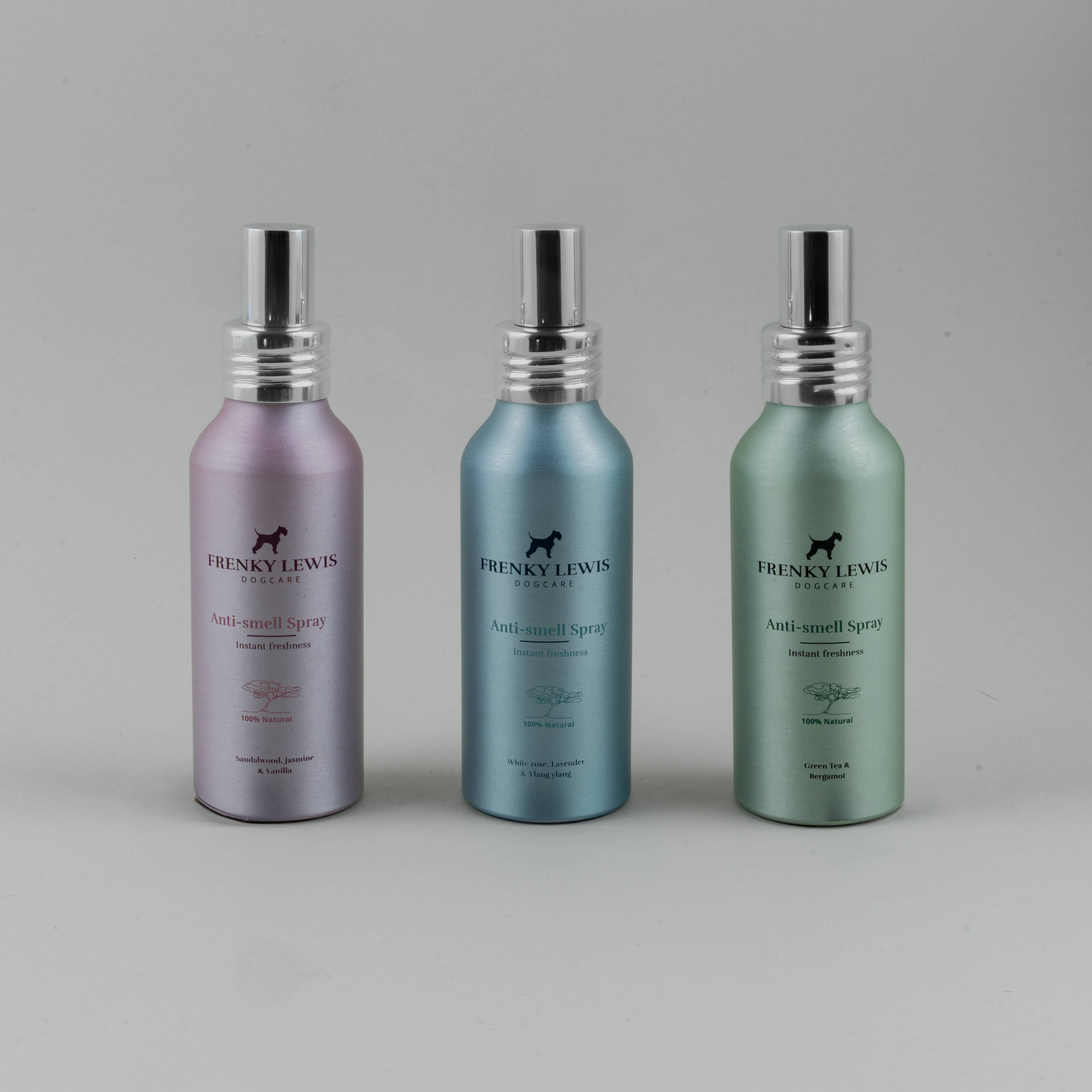 Frenky Lewis B.V. – Engroshandel Kæledyrsspray – Hund – Anti lugt spray - Grøn te, bergamot - 100 ml1