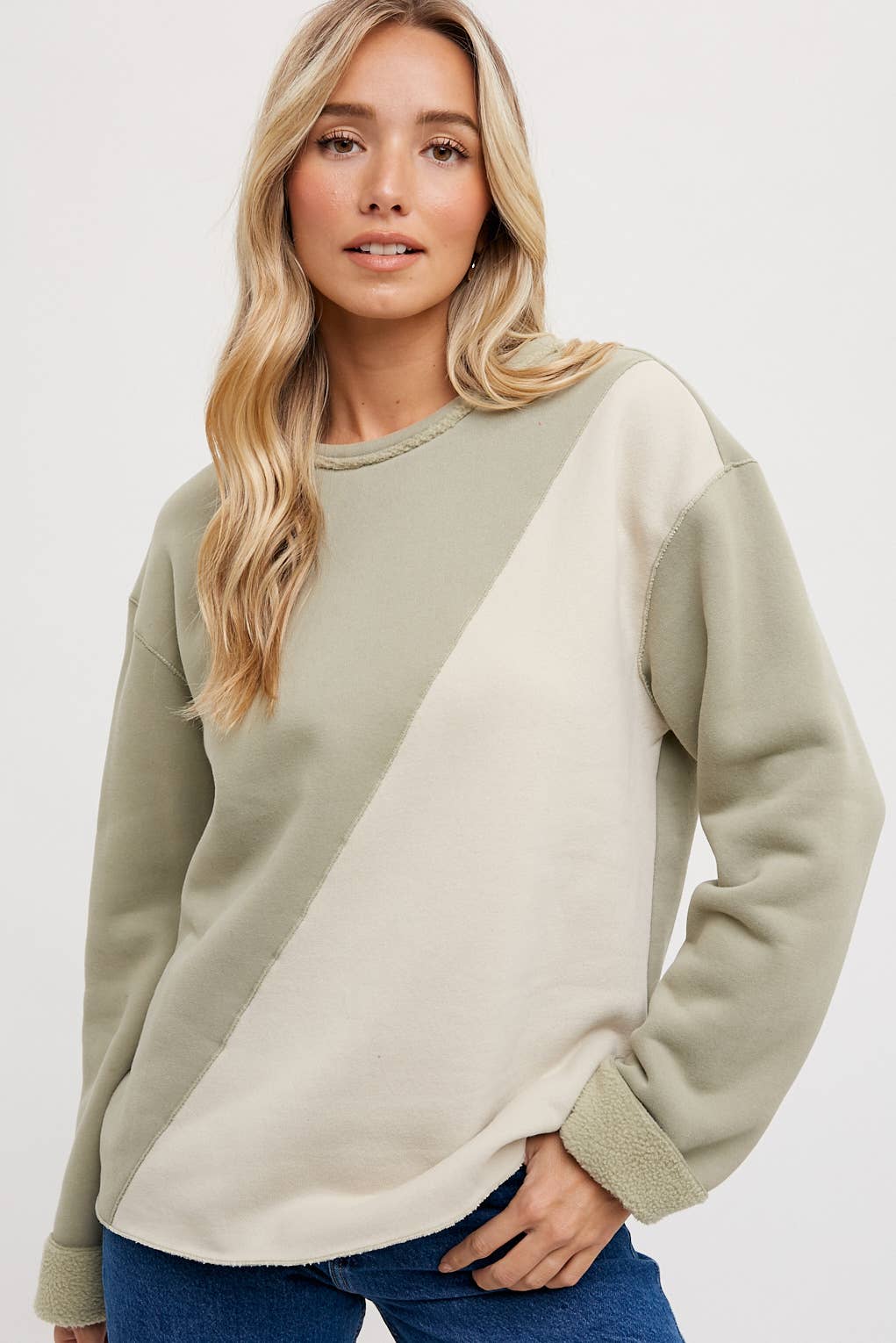 Bluivy - Wholesale Sweatshirt - Women's - COLOR BLOCK SWEATSHIRTS10