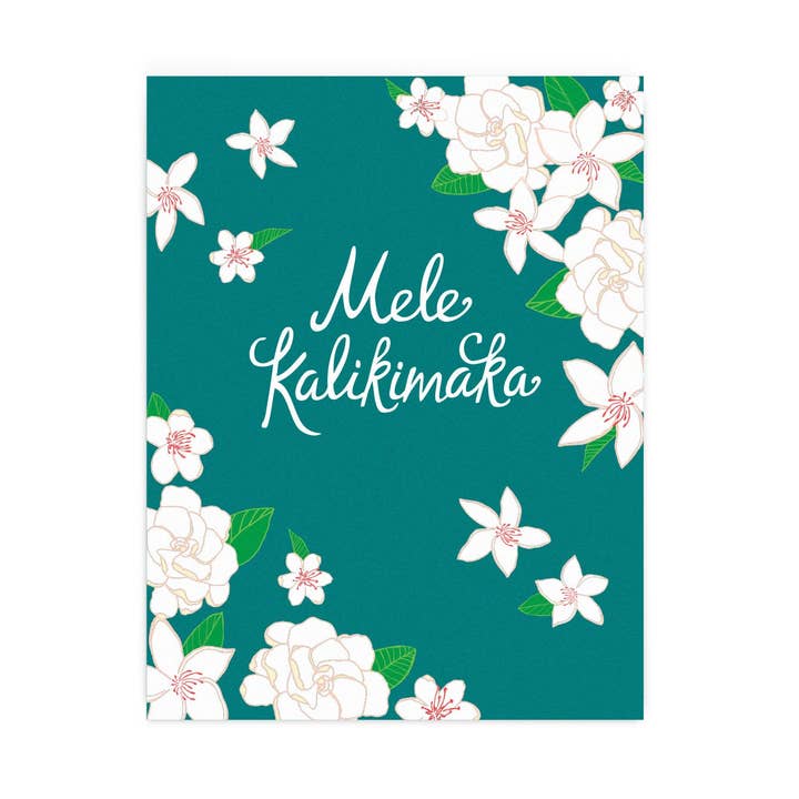 Vacaciones - Mele Kalikimaka White Flowers para venta al por mayor de Nico Made by Nicole Ferrara