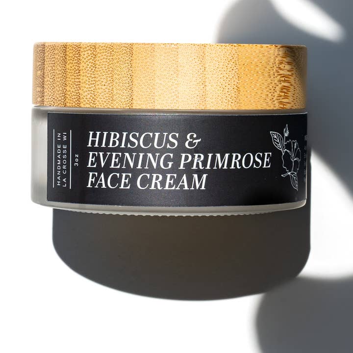 Driftless Skincare - Wholesale Facial Moisturizer - Hibiscus & Evening Primrose Face Cream0