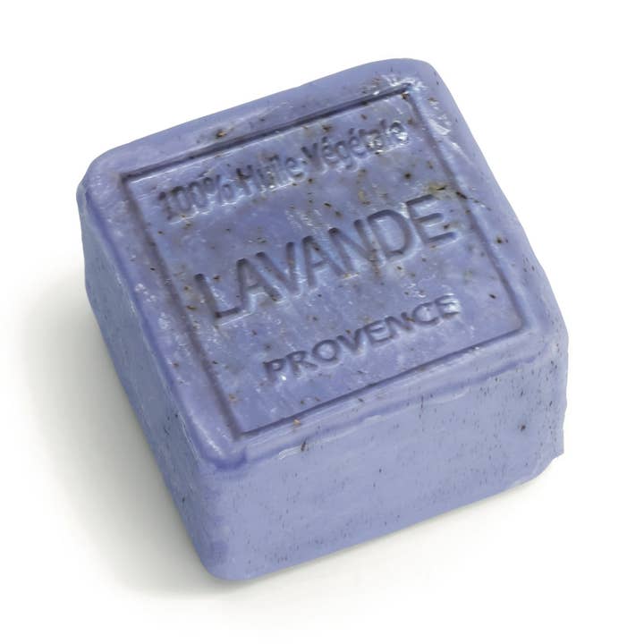 Lavender Essential Oil Cube Soap 260g for wholesale by MAITRE SAVONITTO