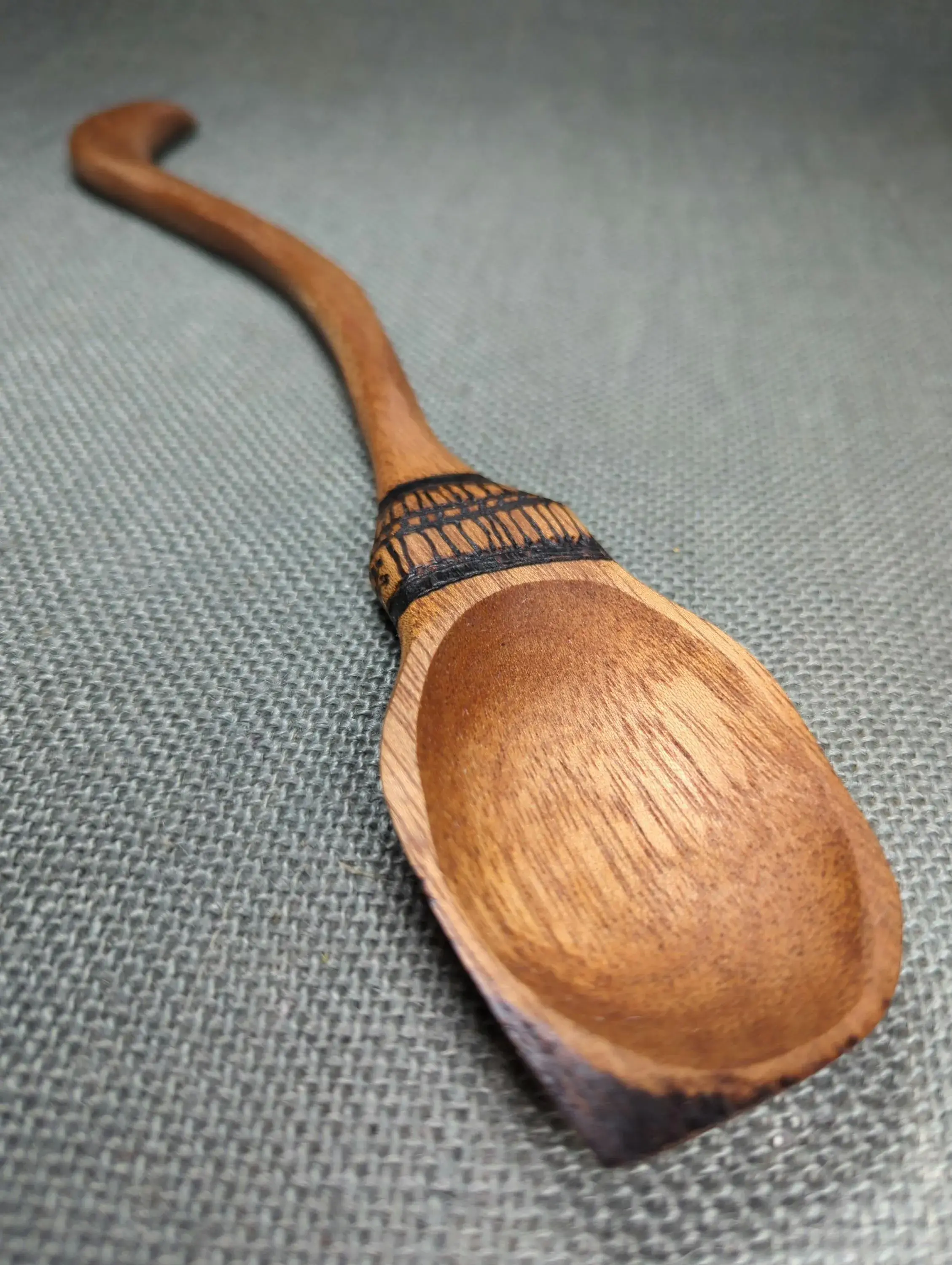 Chaos Woods - Wholesale Kitchen Spoon - Witch Broom Spoon - Hand carved Mahogany wood for cooking10
