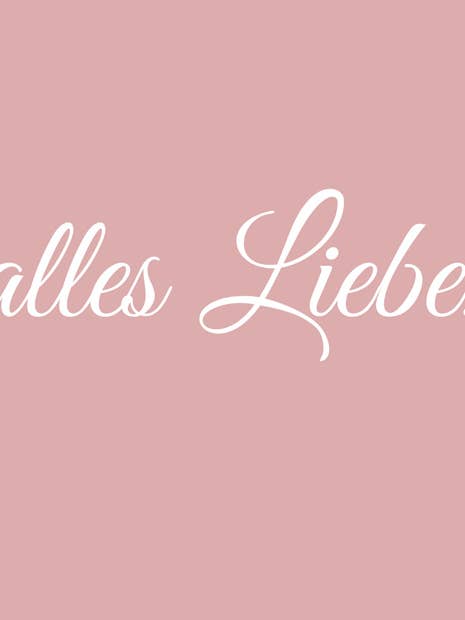 Postkort „Kærlighed...“ for engroshandel hos WUNDERWORT by Angela Gwinner