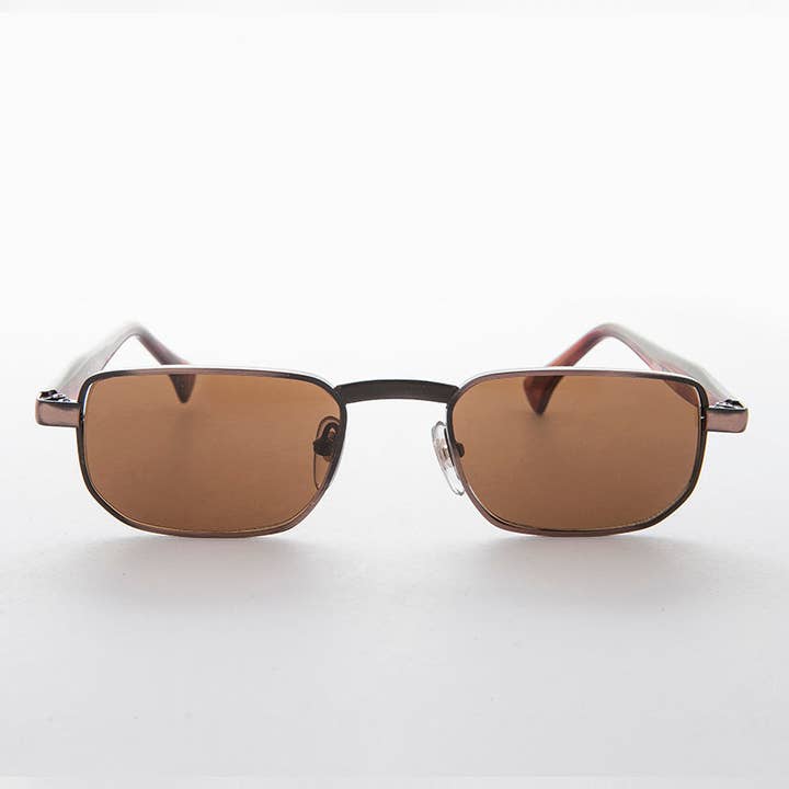 Narrow Rectangular 90s Vintage Sunglass - Clint for wholesale by SUNGLASS MUSEUM