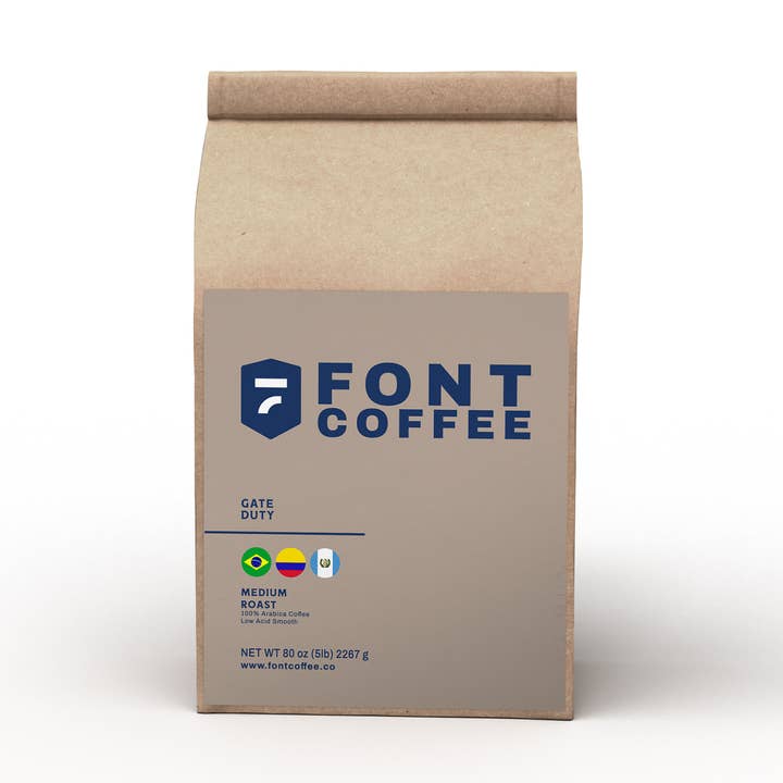 Gate Duty (Formerly Breakfast Blend) 5lb Bag for wholesale by Fontana Coffee & Tea