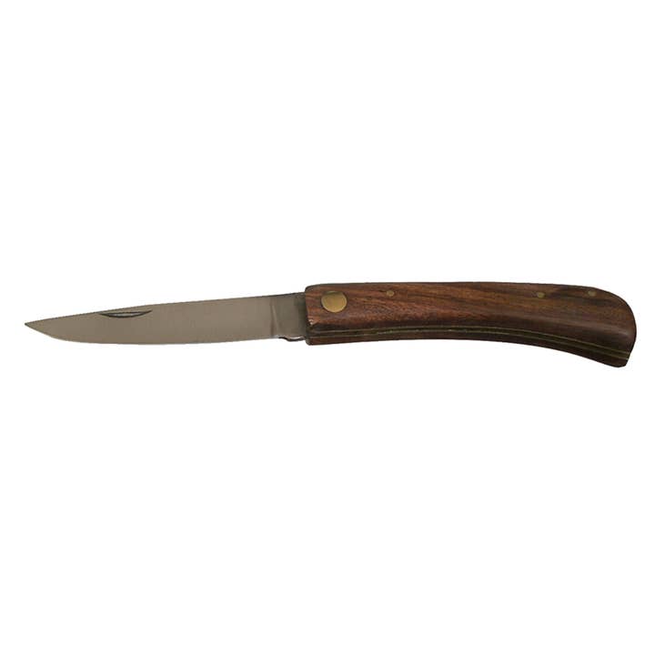 Madison Bay Co. - Historical Home Decor Reproductions - Wholesale Pocket Knife/Holder - 7-1/2" Colonial Wooden Pocket Knife- Antique Reproduction