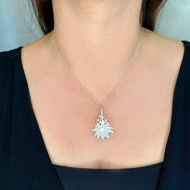 Go Do Good - Wholesale Individual charm/pendant - Flannel Flower Pendant Necklace3