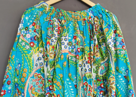 Bhawana Handicrafts - Wholesale Dress - Women's - Tunic Paisley Maxi Skirt Beach Poncho Dress Bridesmaid Gown1