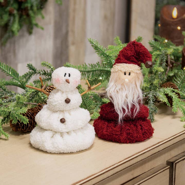 CWI Gifts - Wholesale Christmas Decoration - White Sherpa Melting Snowman - 6"H2