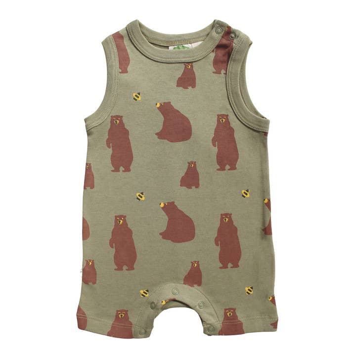 Parade Organics - Wholesale Jumpsuit - Baby - Tank Rompers - Signature Prints