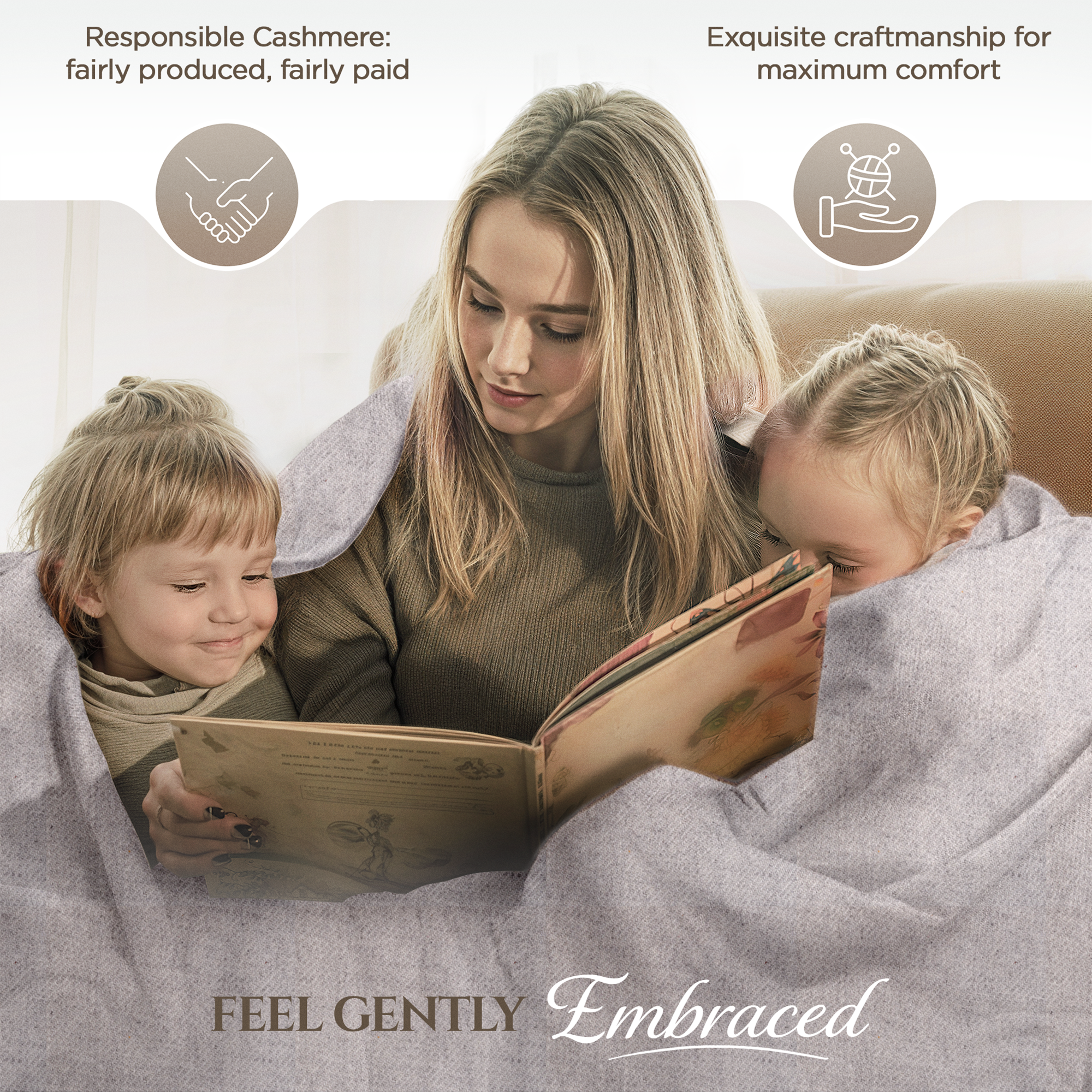 yanopurna - Vente Plaids - Couverture en cachemire unie5