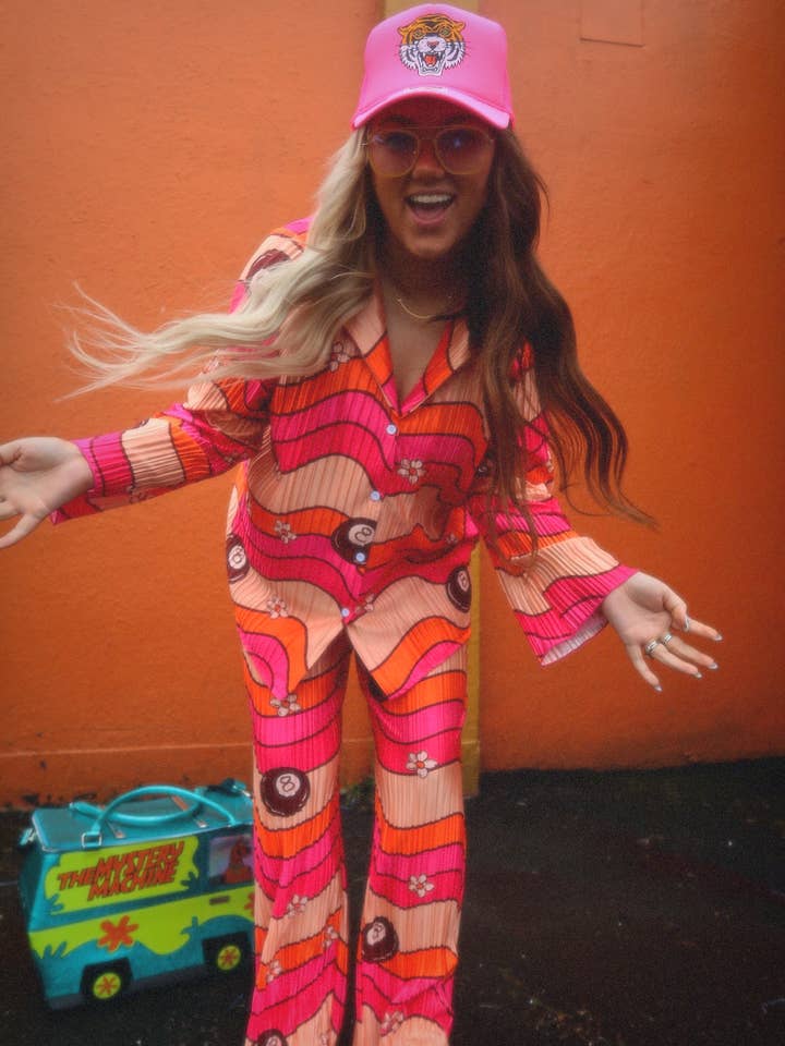 EMY AVE - Wholesale Top & Pant Set (NOT Loungewear) - Women's - Groovy Girl Plisse Set Emy Ave™ x VV’s Boutique