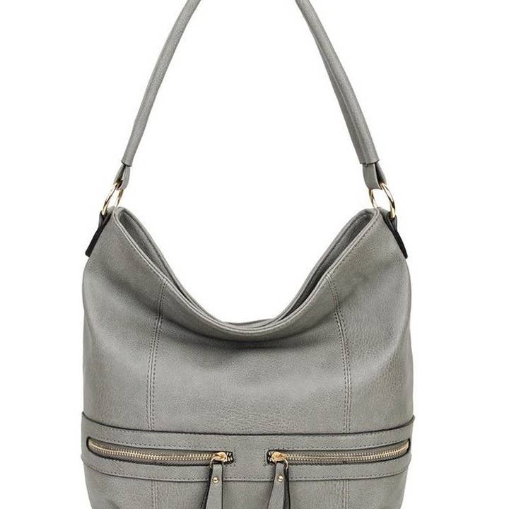 Ellas Trading – wholesale Shoulder bag – women's – Zip Pocket Practical Roomy Shoulder Tote Bag9