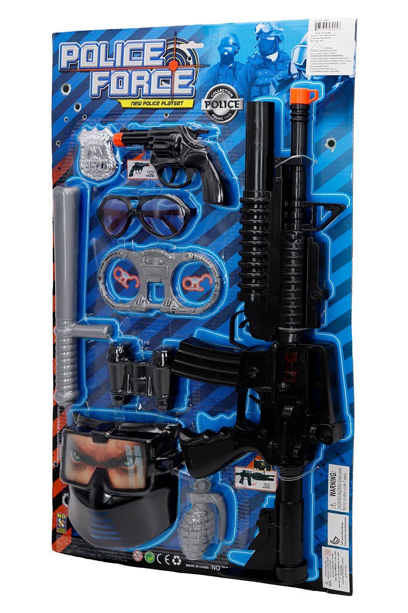 SÅSOM VISAS Police Force Little Boys låtsas leka falsk leksaksuppsättning för wholesale på Faire1