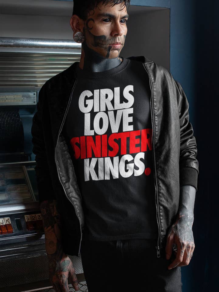 Camiseta para hombre Girls Love Sinister Kings para venta al por mayor de Sinister Kings