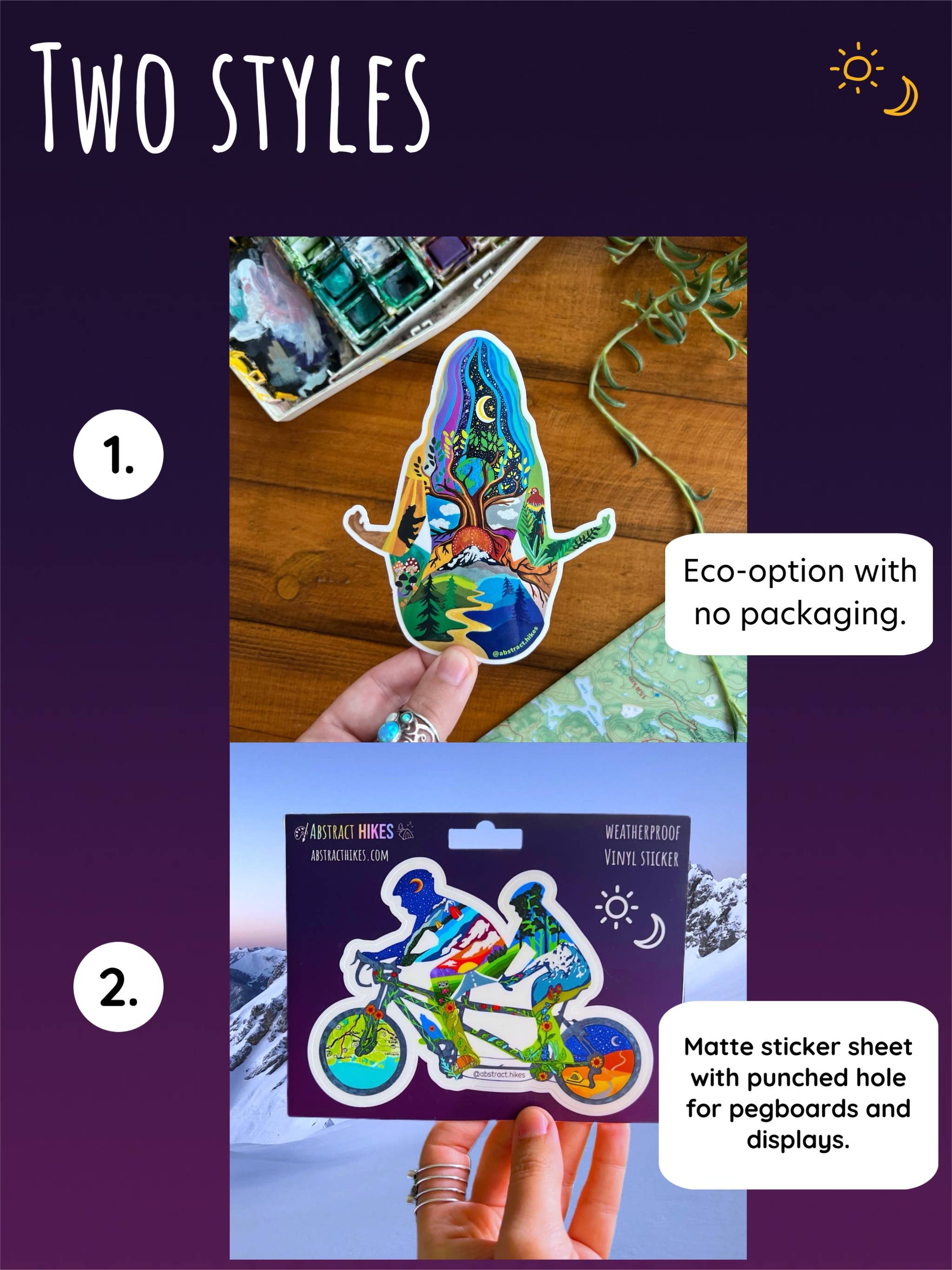 Abstract Hikes - Wholesale Sticker - Hiking Sticker: "Desert Lily"8