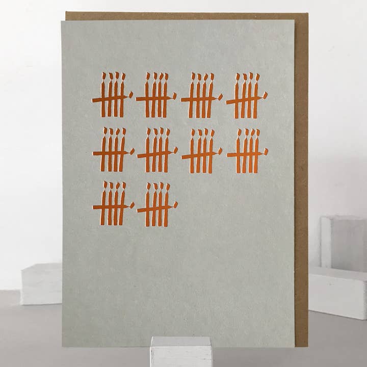 50th Birthday Card | Copper Foil Birthday Card | Luxury for wholesale by Purpose & Worth etc