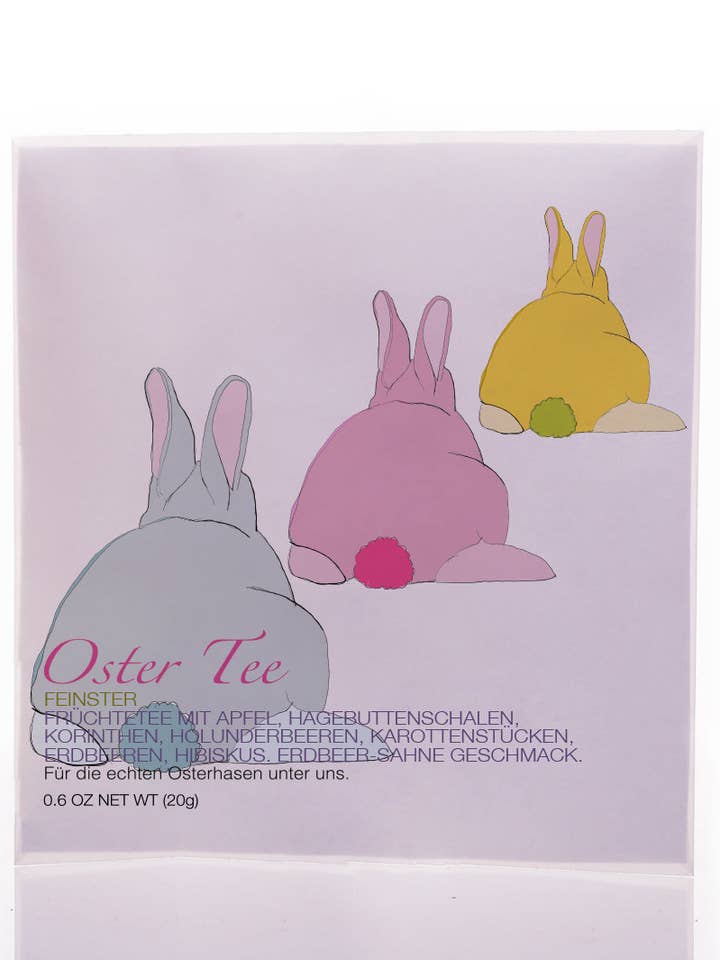 FT 18.10 Three Rabbits Tee für den Großhandel von Sophieplus GmbH